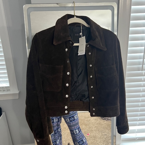 Mango real suede jacket - Picture 3 of 3